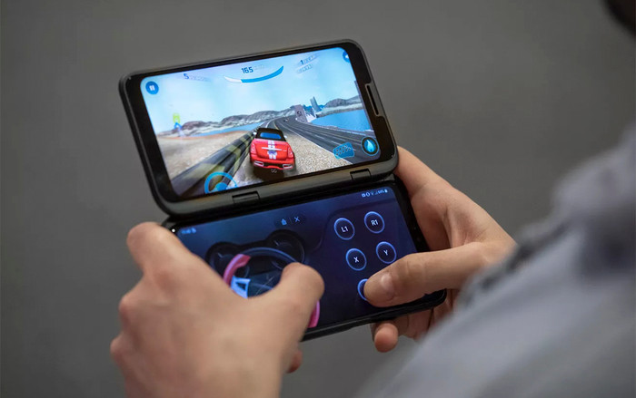 LG ra mắt V50 ThinQ 5G: Điện thoại gập bản lề xoay 360 độ, 3 camera sau, Snapdragon 855, pin 4000mAh Ảnh 2