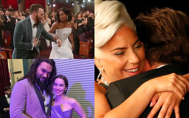 Những khoảnh khắc thú vị sau ống kính Oscar 2019: 'Ảnh đế' té nhào, đạo diễn thua giải đùng đùng 'nổi giận' Ảnh 2