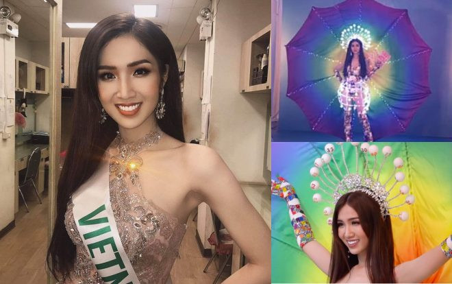Quyết tâm 'giấu nhẹm' đến phút cuối, Quốc phục của Nhật Hà tại Miss International Queen 2019 gây bất ngờ ở điều này! Ảnh 2