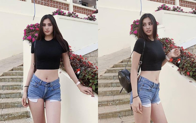 Tiểu Vy diện crop-top khoe vòng eo gợi cảm 'vô đối', Vbiz này ít ai qua được! Ảnh 2