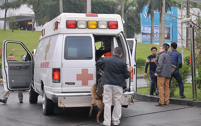 An ninh được thắt chặt ở mức cao nhất khi Tổng thống Donald Trump có mặt ở khách sạn Marriott vào đêm qua Ảnh 2