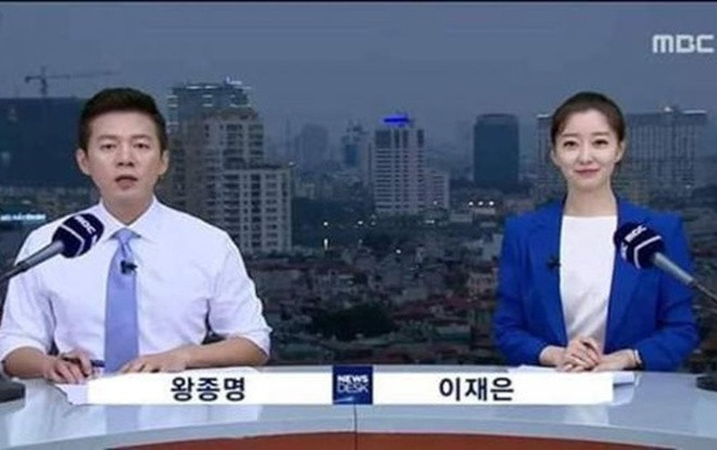 Đài Hàn Quốc dựng trường quay đưa tin Trump - Kim trên nóc tòa nhà ở Hà Nội Ảnh 2