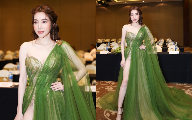 Diện váy xẻ cao tận hông, Elly Trần đi bước nào, khán giả thót tim bước đó Ảnh 2