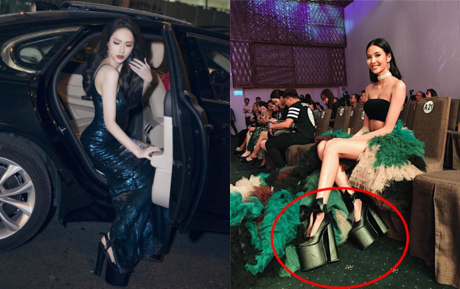 Tuyệt chiêu hack chiều cao một phát ăn ngay của Hoàng Thùy, Hương Giang và dàn mỹ nhân Việt Ảnh 2