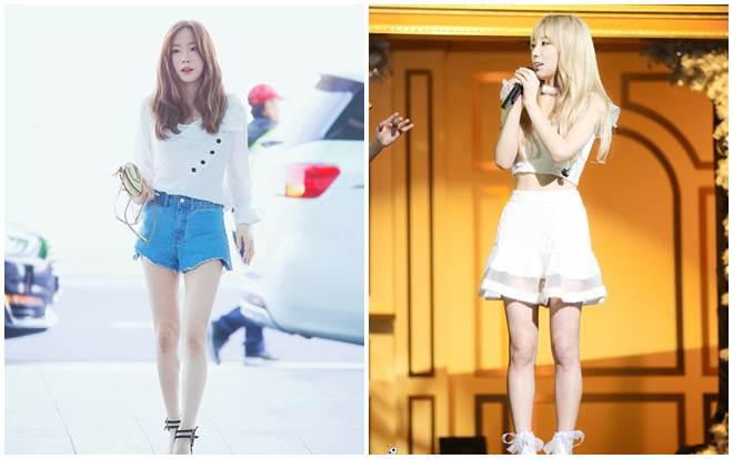 Những đôi chân gầy như que tăm nhưng ai cũng thèm khát của sao Hàn Ảnh 2