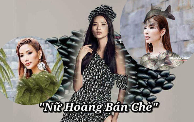 'Ứng dụng ca dao tục ngữ' fan hiến kế mẫu trang phục 'bá đạo' để Hoàng Thùy mang đến Miss Universe Ảnh 2