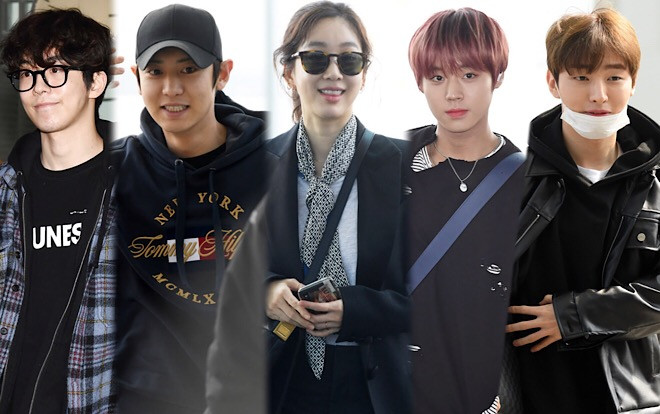 Phản ứng của K-net khi Nam Joo Hyuk - Chanyeol (EXO) khoe mặt mộc, cùng 'noona' Jung Ryeo Won đến Pháp Ảnh 2