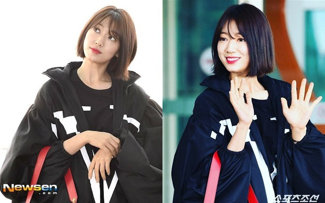 Park Shin Hye xuất hiện với phong cách khác lạ tại sân bay quốc tế Incheon, lên đường tham dự tuần lễ thời trang Paris Ảnh 2