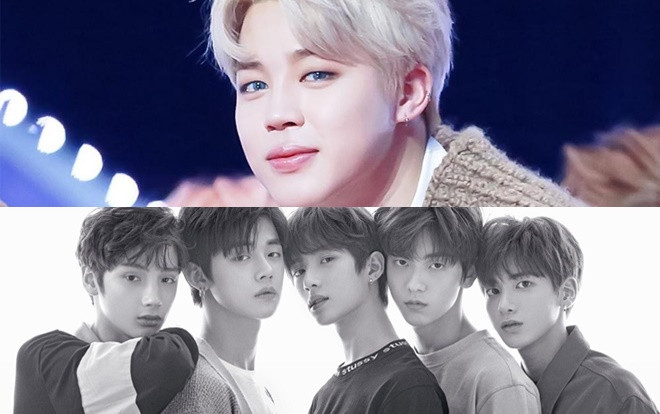 Jimin (BTS) trao gửi món quà đầu tiên cho người đàn em TXT cực đáng yêu! Ảnh 2