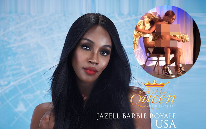 Đối thủ chuyển giới của Nhật Hà bị lộ clip làm người mẫu thoát y phản cảm Ảnh 2