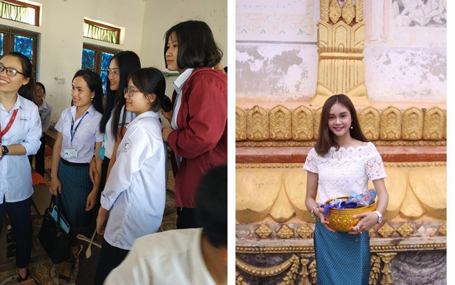 Cô giáo thực tập người Lào xinh xắn khiến dân mạng nhầm tưởng là học sinh vì quá dễ thương Ảnh 2