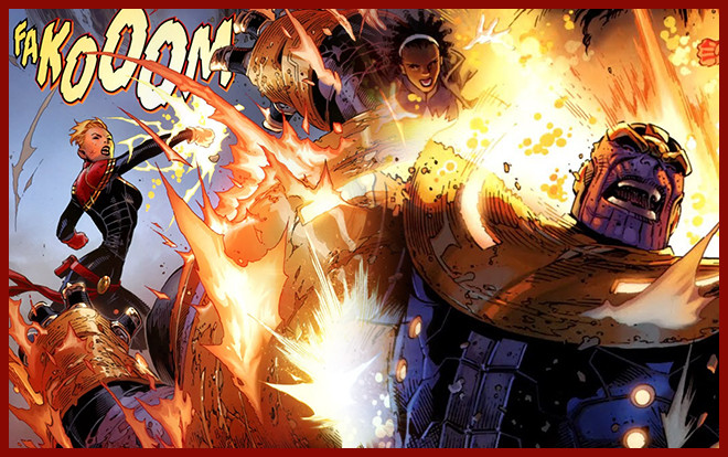 Trong comics, liệu Captain Marvel có đủ khả năng hạ gục được Thanos không? Ảnh 2