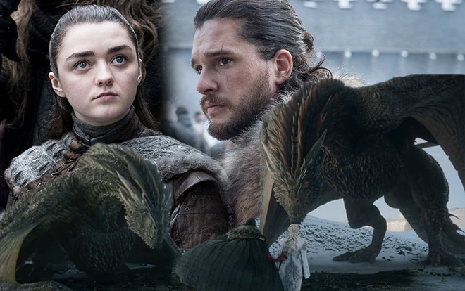 ‘Game of Thrones’ Season 8 tung trailer cực nóng: Arya bị thương, Jon Snow cưỡi rồng Ảnh 2