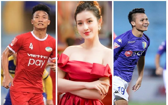 Á hậu Huyền My cổ vũ Bùi Tiến Dũng hạ Quang Hải Ảnh 2