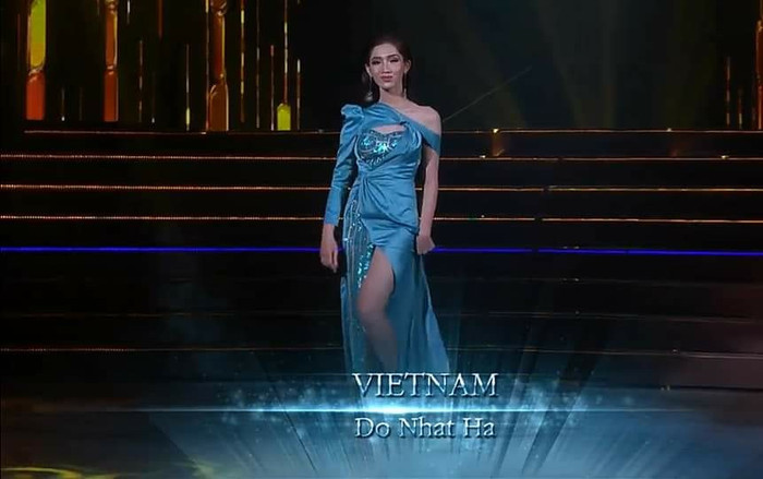 Nhật Hà gây tranh cãi với chiếc váy xanh mướt tại bán kết Miss Int' Queen 2019 Ảnh 2