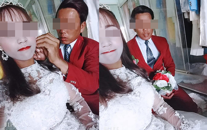 Thêm một thảm họa trang điểm cô dâu 'mặt trắng cổ đen' khiến cộng đồng mạng cười ra nước mắt Ảnh 2