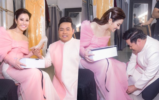 Ai 'galant' hơn Quang Lê: Suýt trễ chuyến bay vẫn nhớ đem giày 'nghìn đô' về tặng và cẩn thận mang cho Tố My Ảnh 2