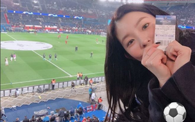 Nữ thần Irene (Red Velvet) khoe ảnh đi xem bóng đá, dấy lên nghi vấn hẹn hò bạn trai ở trời Tây Ảnh 2