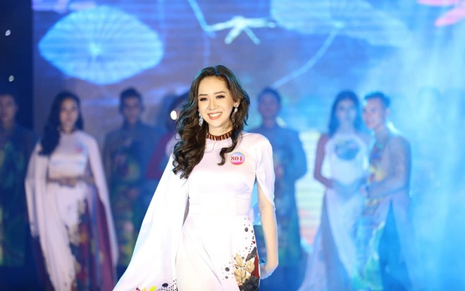 Cận cảnh nhan săc xinh như mộng của Tân Hoa khôi ĐH Kinh tế Tài chính Ảnh 2