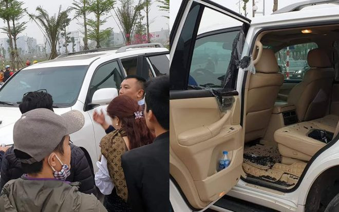 Nam thanh niên mặc áo Grab đập vỡ kính xe sang Lexus trộm túi da hàng trăm triệu Ảnh 2