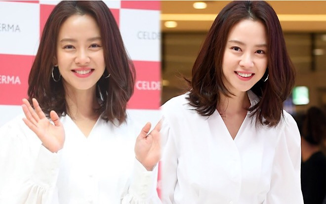 'Mợ ngố' Song Ji Hyo khiến K-net bấn loạn, trẻ xinh tựa nữ thần mặc kệ tuổi 37 Ảnh 2