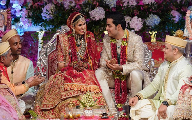 Đám cưới lộng lẫy của con trai người giàu nhất châu Á Ảnh 2
