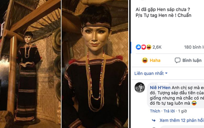 Phản ứng bất ngờ của H'Hen Niê khi lần đầu tiên được chiêm ngưỡng phiên bản tượng sáp Ảnh 2