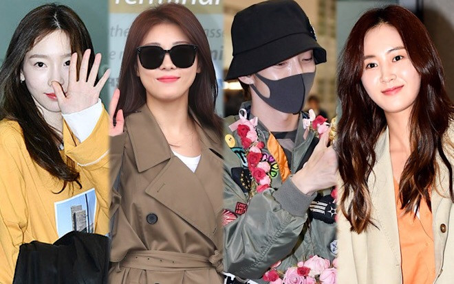 Bất chấp tuổi 40, Ha Ji Won đọ sắc với Yuri - Taeyeon (SNSD) ở sân bay, Lee Jun Ki phát kẹo cho fan Ảnh 2