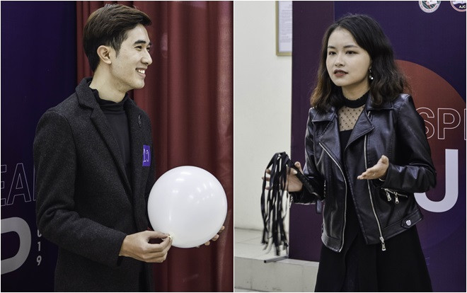 Sinh viên trường Báo khiến nhiều người 'hú hồn' khi trổ tài làm MC thuyết trình về bóng cười và đồ chơi tình dục Ảnh 2