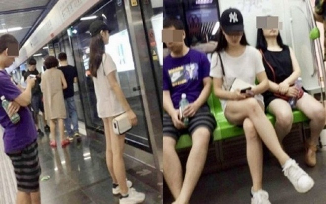 Cô gái khiến người đối diện đỏ mặt không dám nhìn vì cách ăn mặc kỳ quặc này Ảnh 2