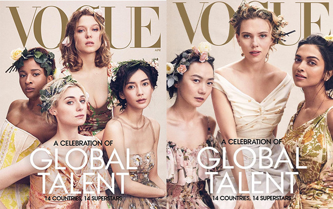 Angelababy là nữ diễn viên Trung Quốc đầu tiên xuất hiện trên ảnh bìa Vogue US, đọ sắc với Scarlett Johansson Ảnh 2