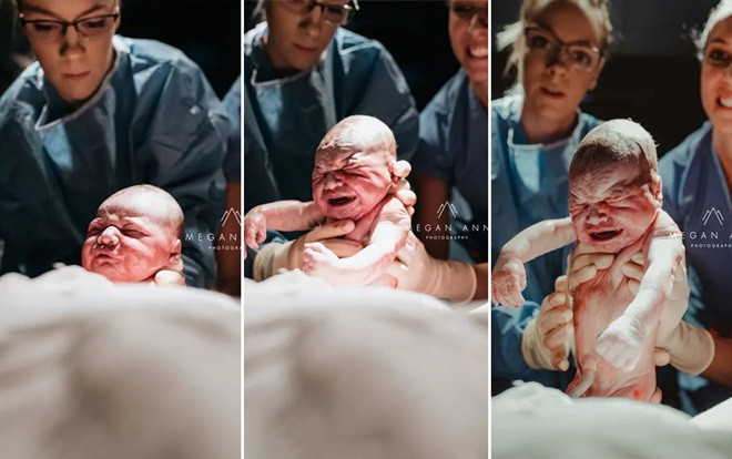 Người phụ nữ tự chụp ảnh trong lúc sinh con gây sốt cộng đồng mạng Ảnh 2