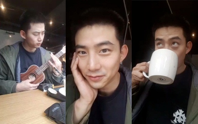 Xuất ngũ tháng 5, Ok Taecyeon (2PM) nhí nhảnh livestream, K-net so sánh với Seungri và 'đồng bọn' Ảnh 2