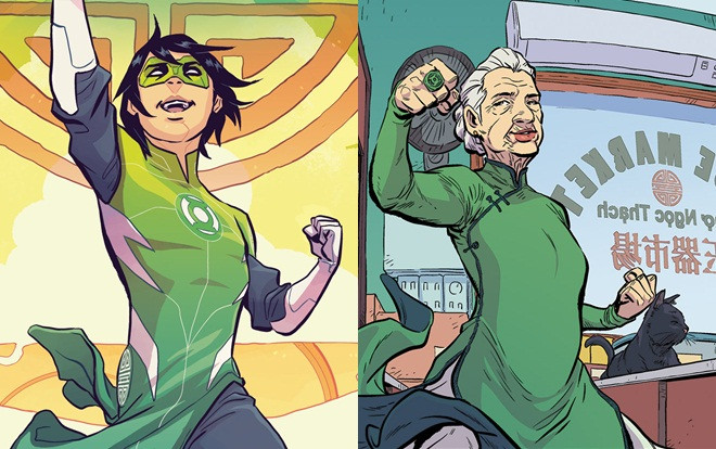 DC giới thiệu siêu anh hùng gốc Việt đầu tiên: Green Lantern thiếu niên trong bộ đấu phục áo dài Ảnh 2