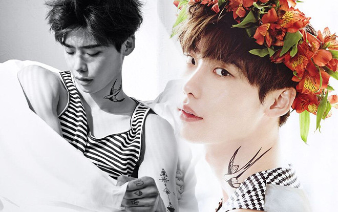 Trong lúc đang nhập ngũ, hình xăm của Lee Jong Suk chụp cho tạp chí Ceci 2014 bỗng gây sốt trở lại Ảnh 2