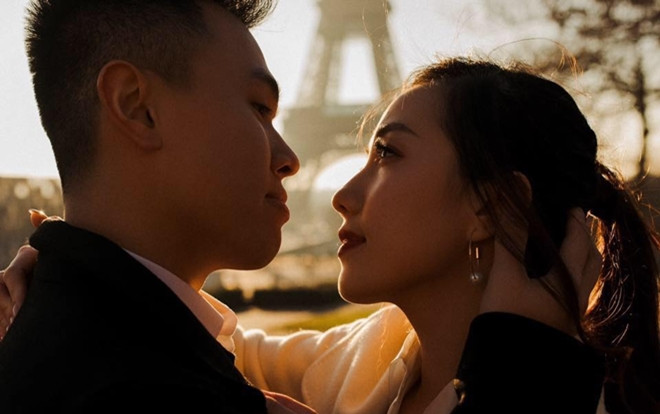 Hot girl Mie Nguyễn khoe ảnh cưới ngọt ngào tại Paris khiến fan hồi hộp mong ngóng đám cưới của cặp đôi Ảnh 2