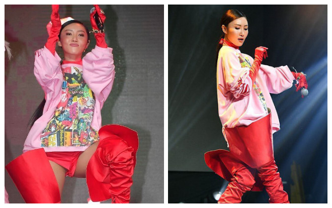 Đi đôi bốt kì dị, Hwasa (Mamamoo) bị ví như 'trò hề' trên sân khấu Ảnh 2