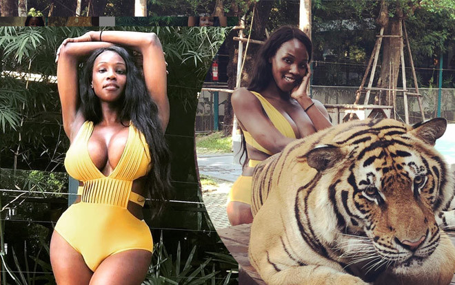 Hoa hậu Chuyển giới Quốc tế tiếp tục gây tranh cãi với 'vùng nhạy cảm' ngấn mỡ Ảnh 2