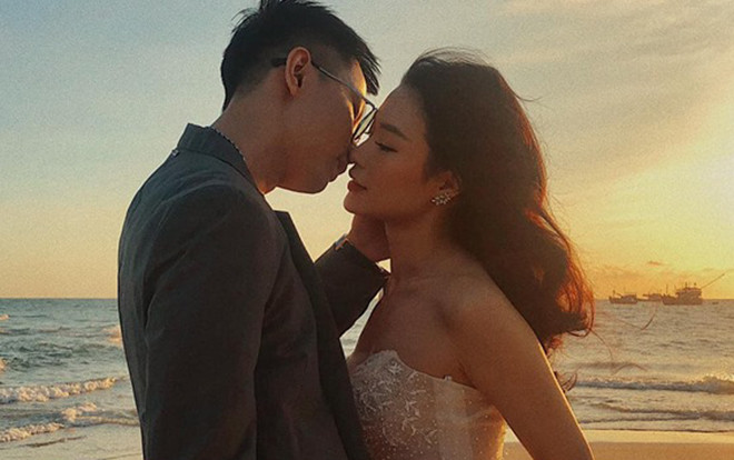 Trầm trồ xem ành cưới lãng mạn của rapper Rhymastic và cựu nữ sinh Thương mại xinh như mộng Ảnh 2