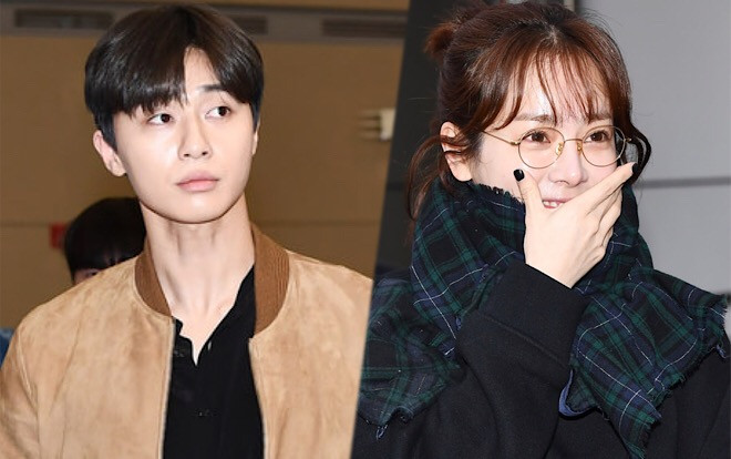 Park Seo Joon - Han Ji Min để mặt mộc, cùng về nước sau sự kiện 'Asian Film Awards 2019' Ảnh 2