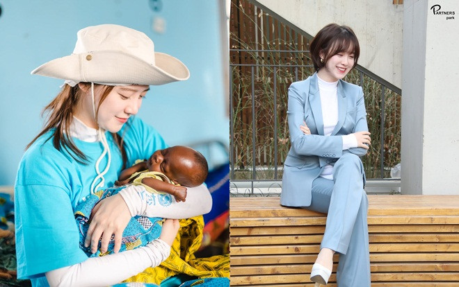 'Nàng cỏ' Goo Hye Sun trẻ đẹp bấp chấp tựa gái 18, tỏa sáng trong hành trình tình nguyện ở Châu Phi Ảnh 2