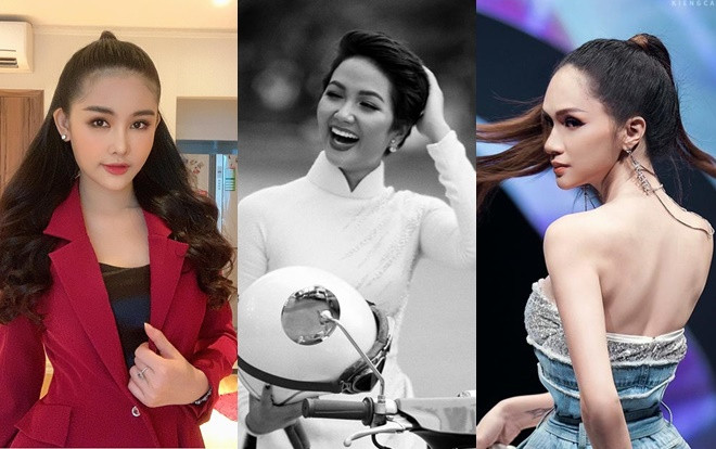 Lê Âu Ngân Anh diện suit đỏ rực chứng tỏ mình không hề thua kém cánh chị em hoa hậu Ảnh 2