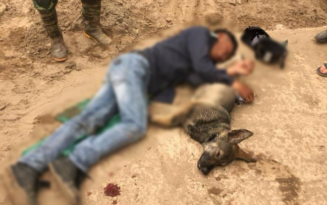 Người đàn ông trộm chó bị dân chặn bắt hành hung nằm gục trên đường Ảnh 2