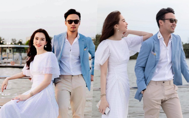 HH Đặng Thu Thảo xinh đẹp bên 'ông mối' Shark Khoa Ảnh 2