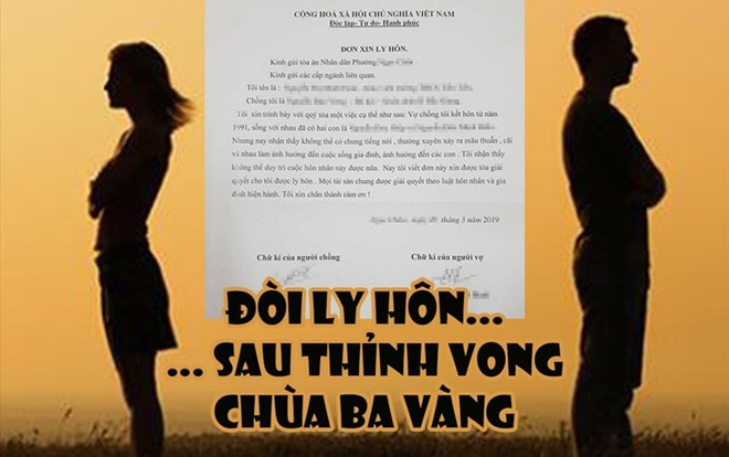 Vụ 'vong báo oán' chùa Ba Vàng: Đòi ly hôn sau màn thỉnh vong Ảnh 2