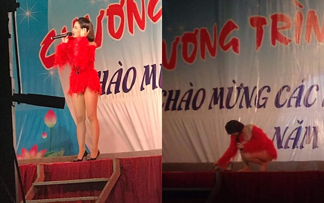 Giày bị mắc kẹt ngay trên sân khấu và khoảnh khắc ứng biến trong 1 nốt nhạc của Đông Nhi Ảnh 2