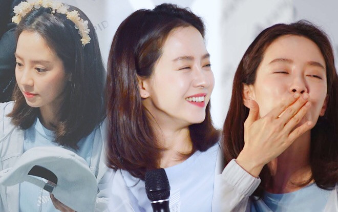 Vô vàn biểu cảm đáng yêu, khoảnh khắc hóa nữ thần của 'mợ ngố' Song Ji Hyo tại sự kiện ở Trung Quốc Ảnh 2