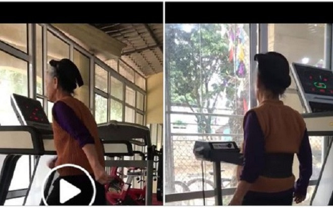 Cháu nội cụ bà 84 tuổi hăng say tập gym: ‘Nhiều tuổi rồi nhưng vắng bà một lúc là ông lại không chịu được’ Ảnh 2