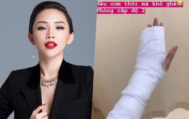 Lần đầu trổ tài nấu cơm tấm, Tóc Tiên gặp ngay tai nạn bếp núc khiến fan lo sốt vó Ảnh 2