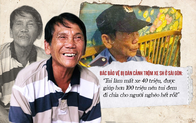Bác bảo vệ bị dàn cảnh trộm xe SH ở Sài Gòn: ‘Tui làm mất xe 40 triệu, được giúp hơn 100 triệu nên tui đem đi chia cho người nghèo hết rồi!’ Ảnh 2